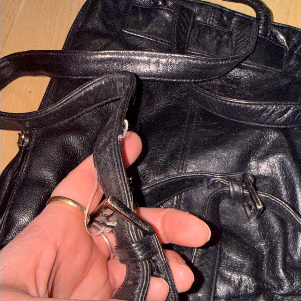 ✨ Pelle Studio Genuine Leather Mini Backpack Purse - Buttery Soft Black ✨ - Picture 14 of 16